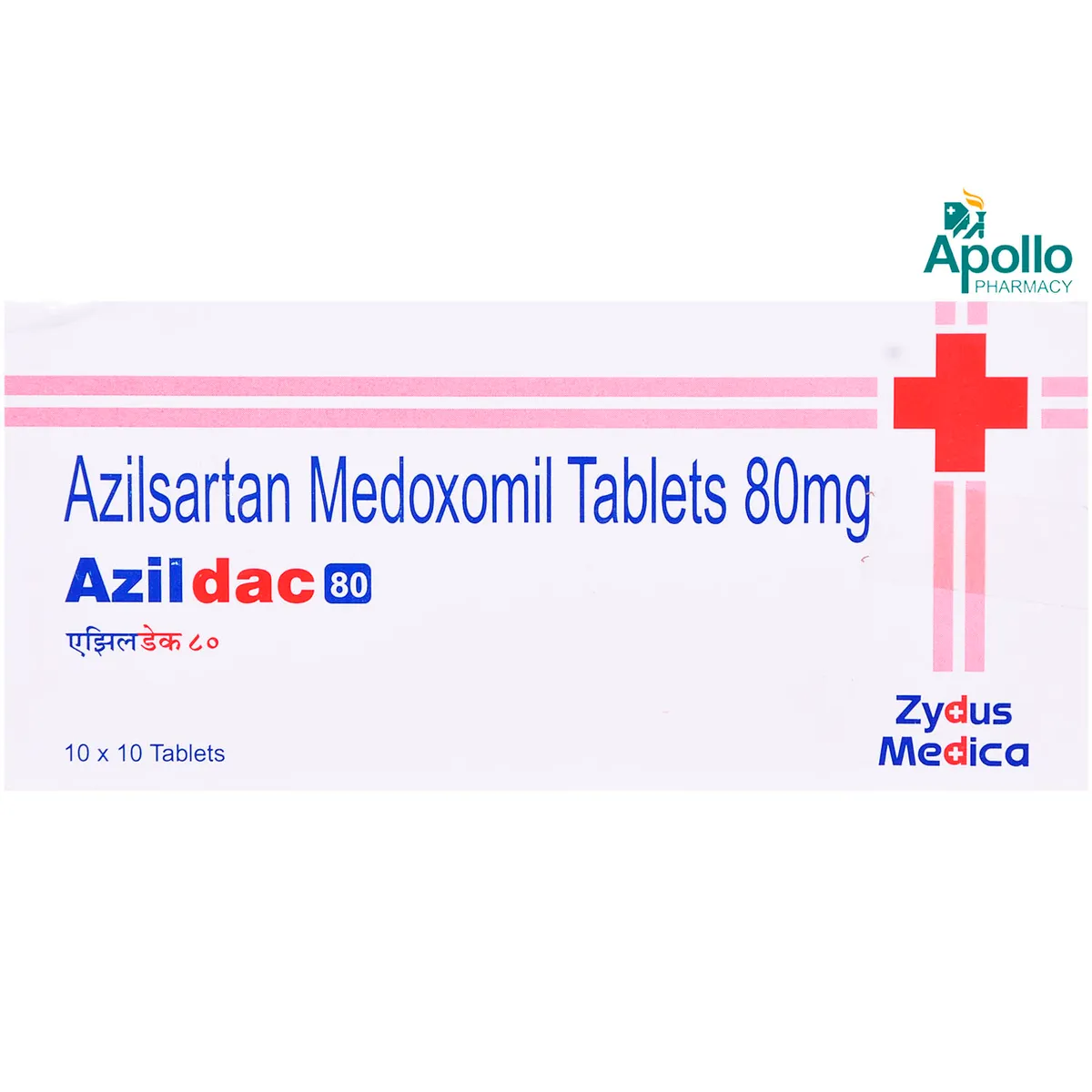 Azildac 80mg Tab 10's
