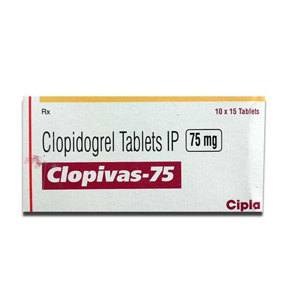 Clopivas 75mg Tab 15's