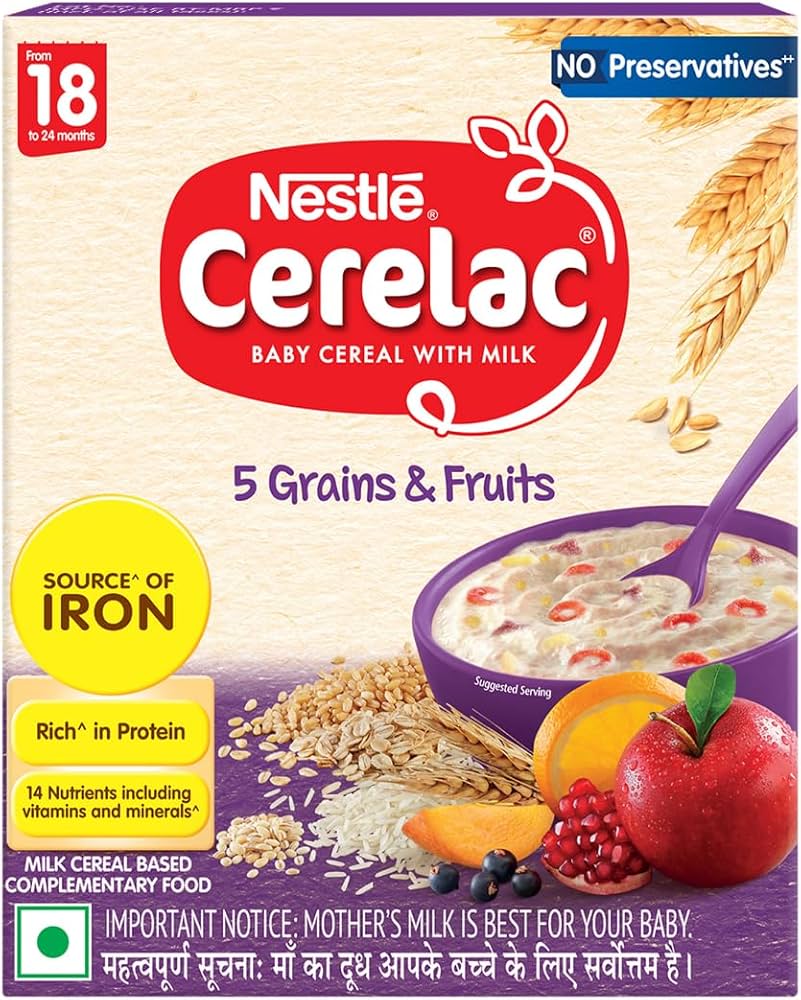 Cerelac 5 Grains & Fruits Steg 300gm