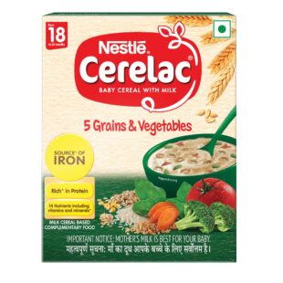 Cerelac 5 Grains & Vegetables 300gm