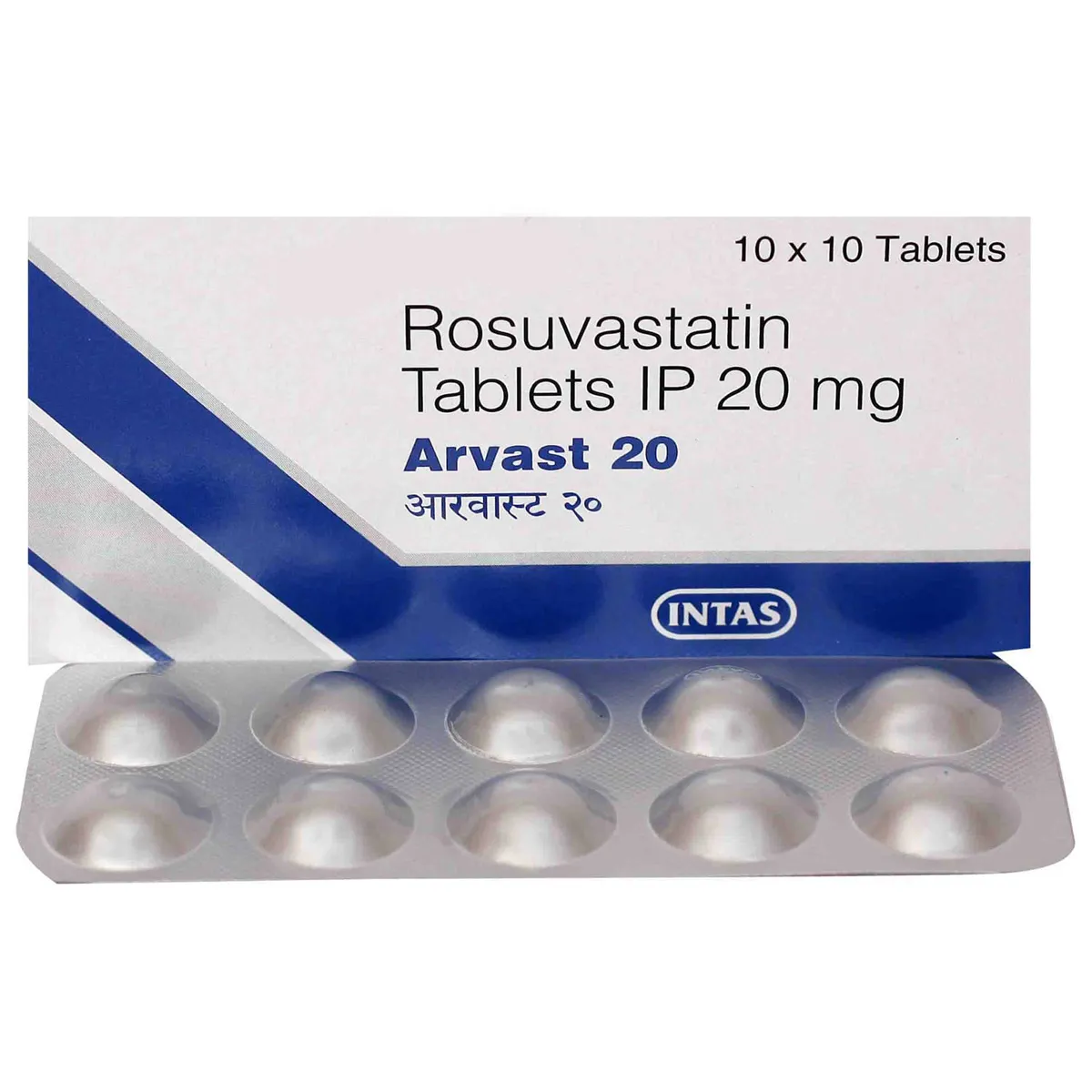 Arvast 20mg Tab 10's