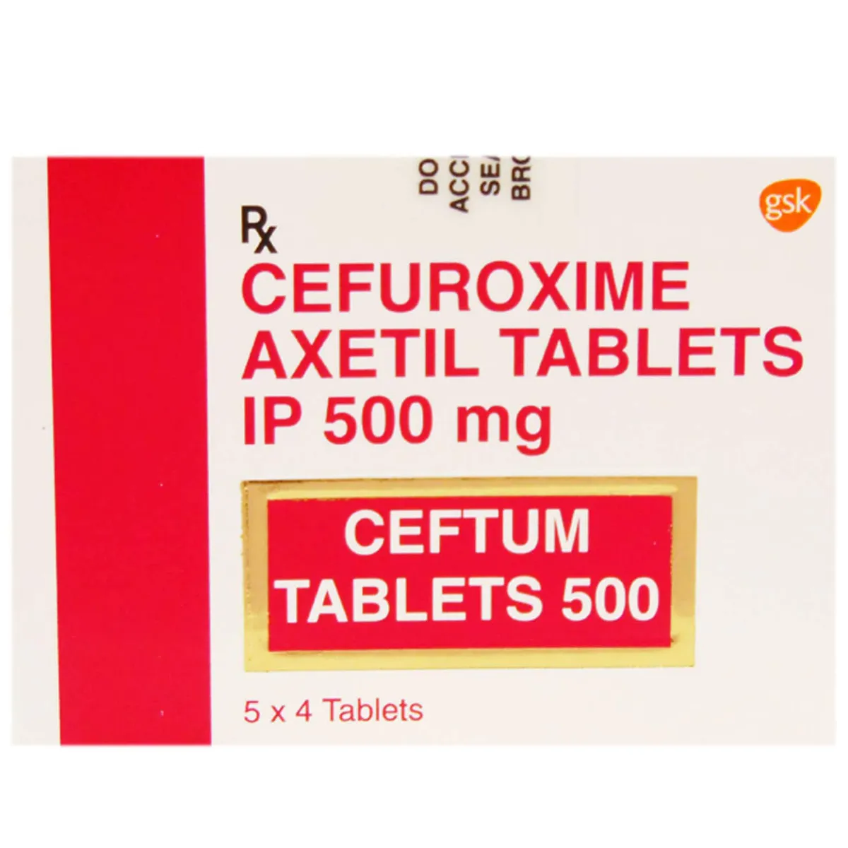 Ceftum 500mg tab 4's