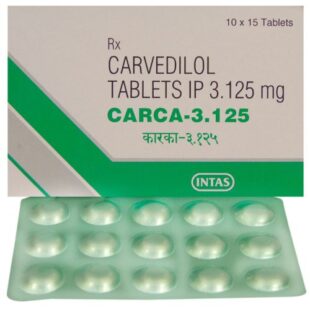 Carca 3.125mg tab 15's