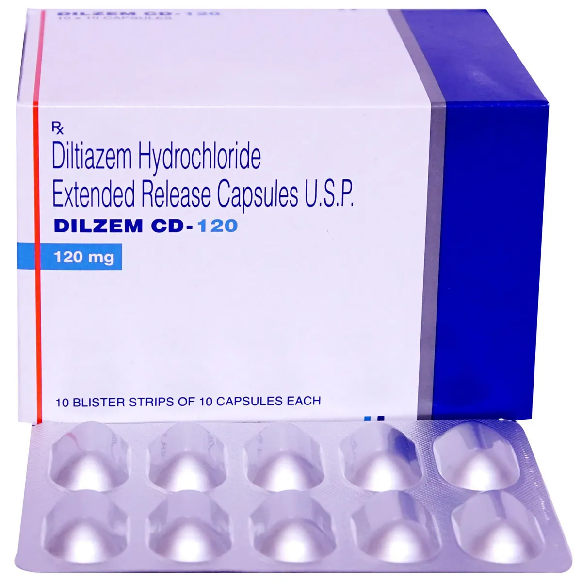 Dilzem CD 120mg Cap 10's