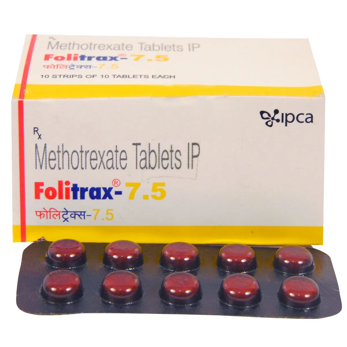 Folitrax 7.5mg Tab 10's