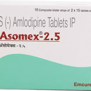 Asomex 2.5mg Tab 15's