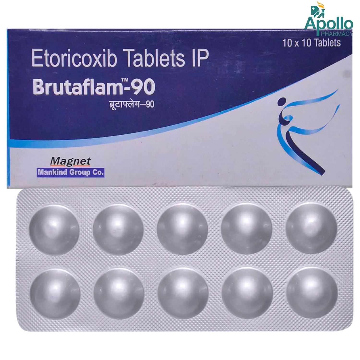 Brutaflam 90mg Tab 10's