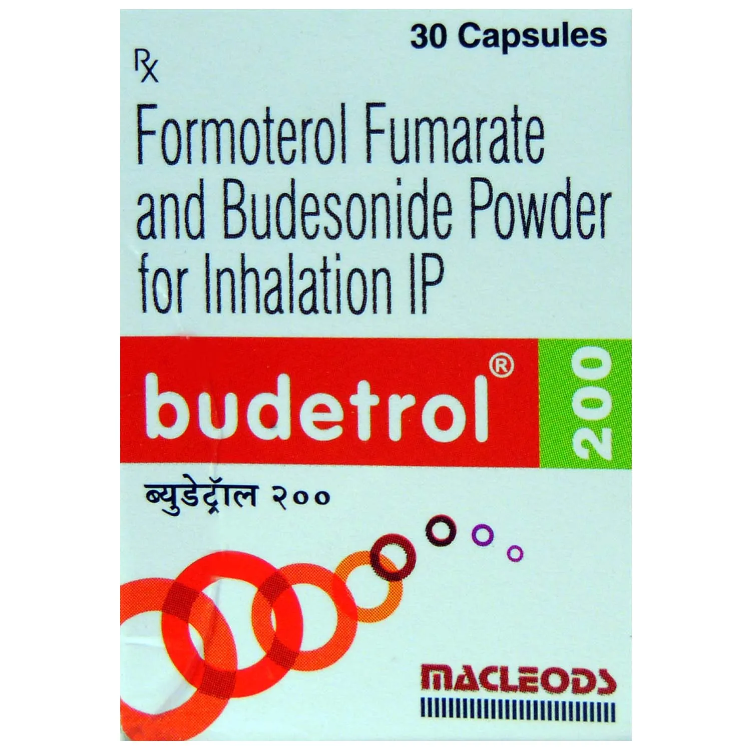 Budetrol 200mg Rotacaps 30's