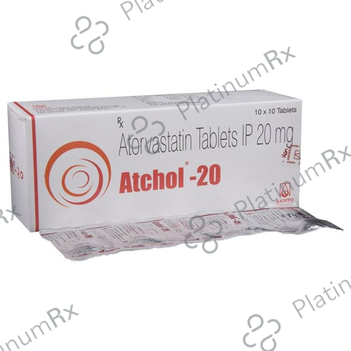 Atchol-20mg Tab 10's