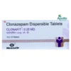 Clonafit MD 0.25mg tab 10's