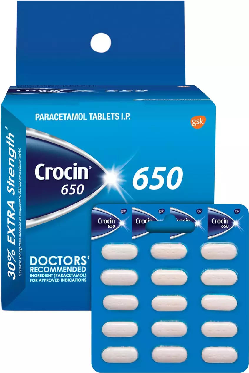 Crocin 650mg Tab 15's