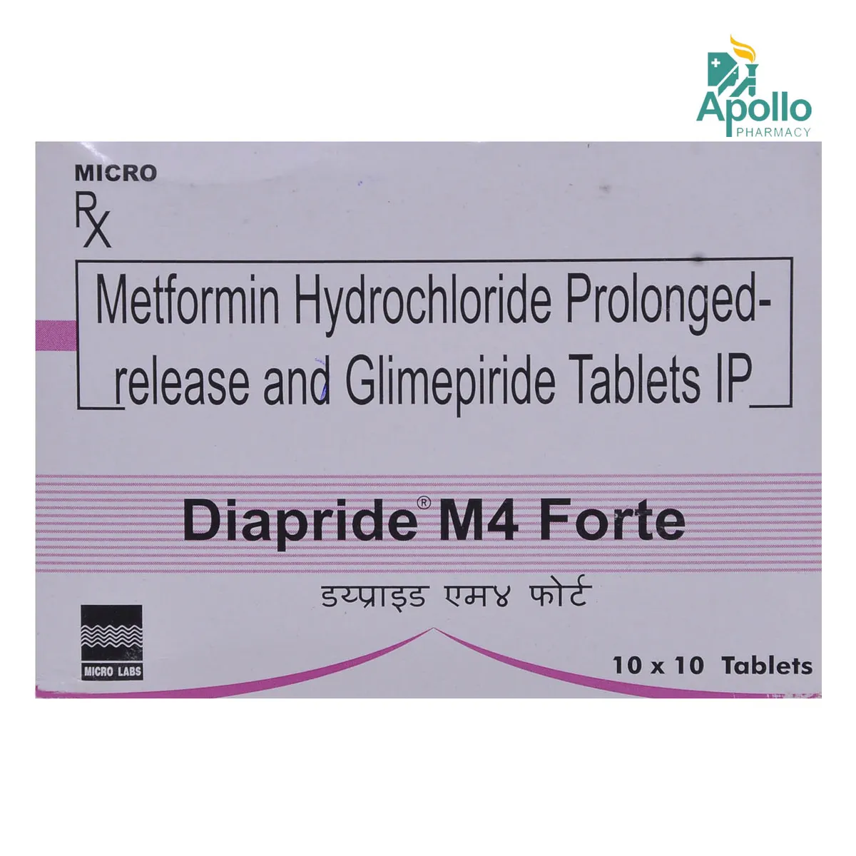 Diapride M4 Forte tab 10's