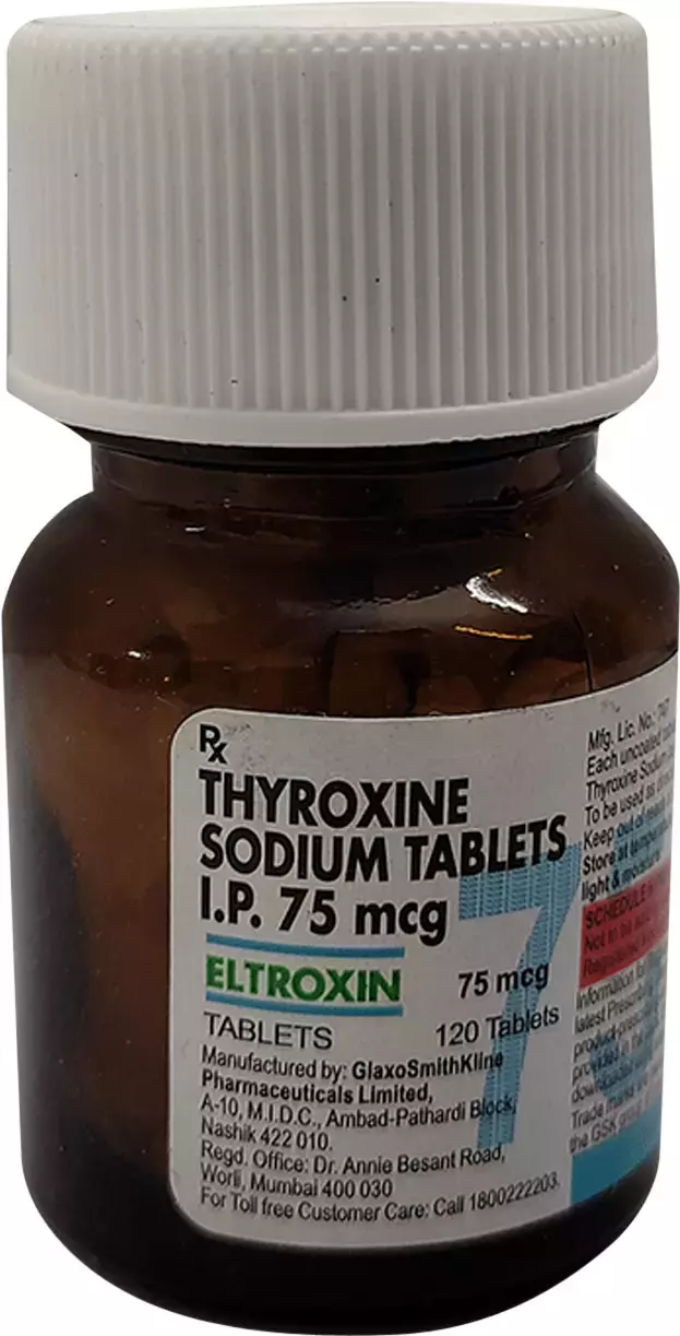 Eltroxin 75MCG Tab 120's