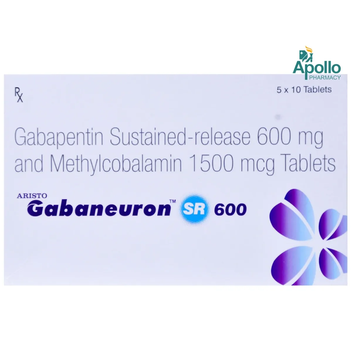 Gabaneuron SR 600mg Tab 10's
