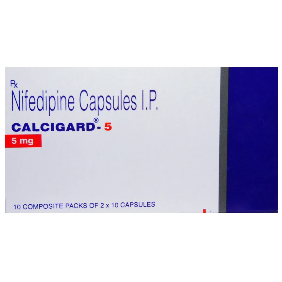 Calcigard 5mg Cap 10's