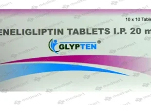 Glypten 20mg Tab 10's