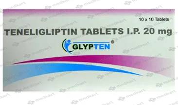 Glypten 20mg Tab 10's
