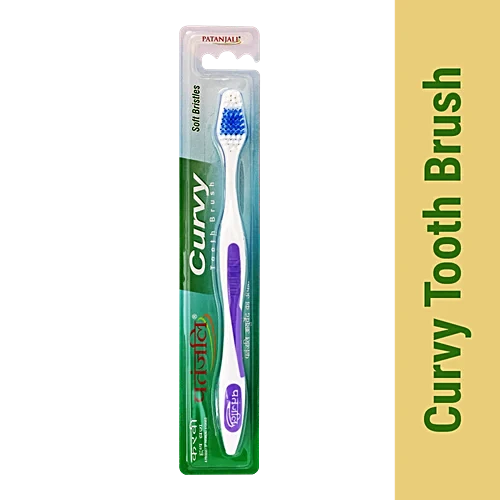 Patanjali Curvy Toothbrush 1's