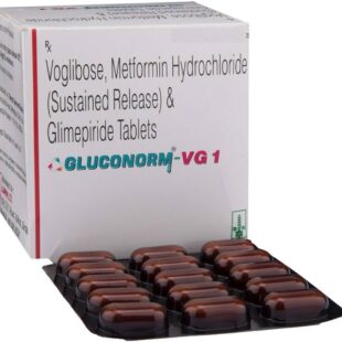Gluconorm VG 1mg Tab 15's
