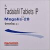 Megalis 20mg Tab 4's