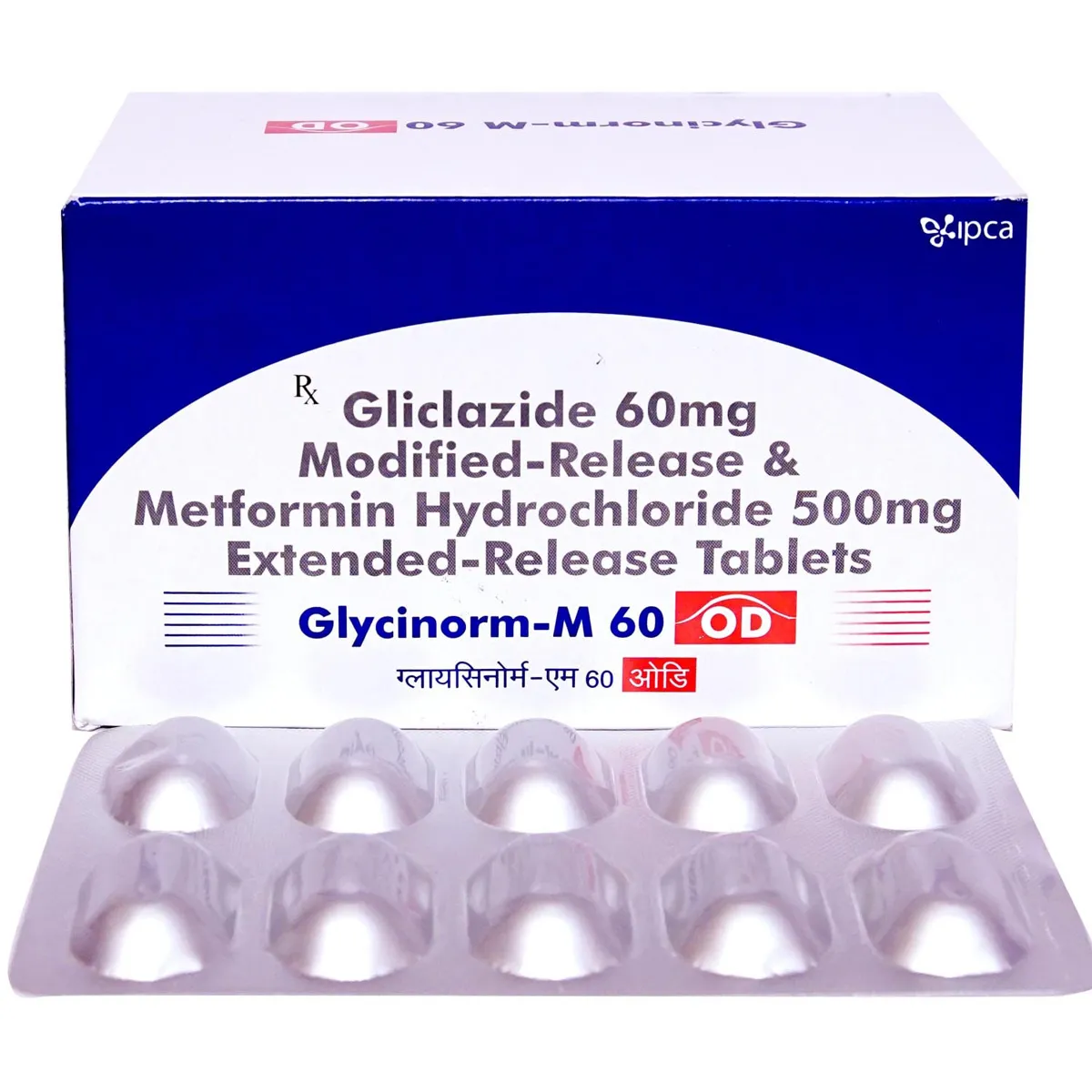 Glycinorm M OD 60mg Tab 10's