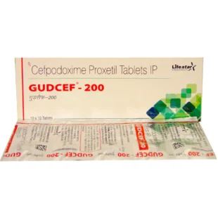 Gudcef 200mg Tab 10's