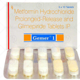 Gemer 1mg Tab 10's