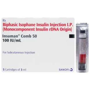 Insuman Comb 50 100Iu 3ml