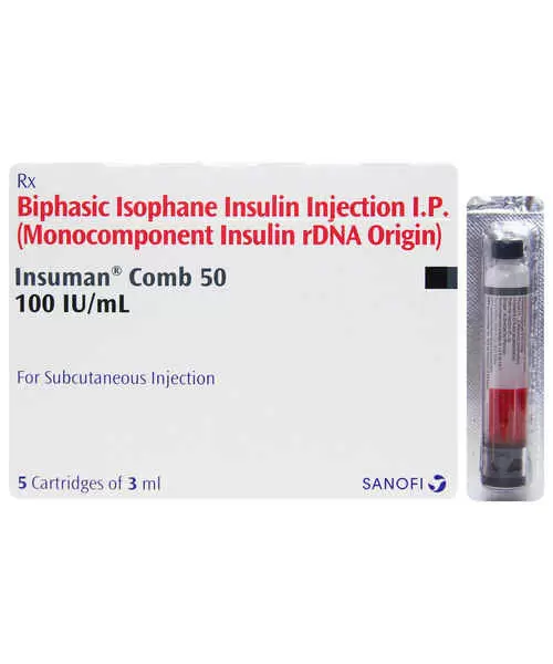 Insuman Comb 50 100Iu 3ml