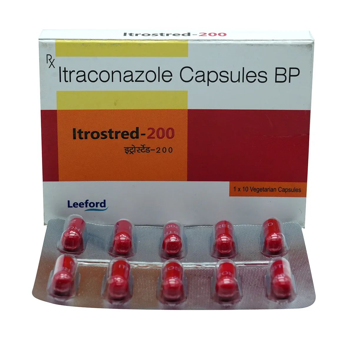 Itrostred 200mg Cap 10's