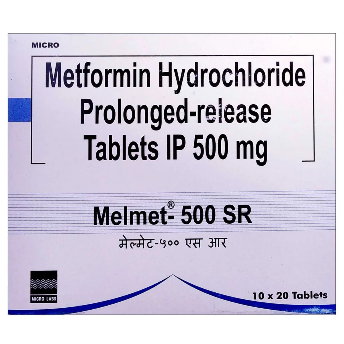 Melmet SR 500mg Tab 15's
