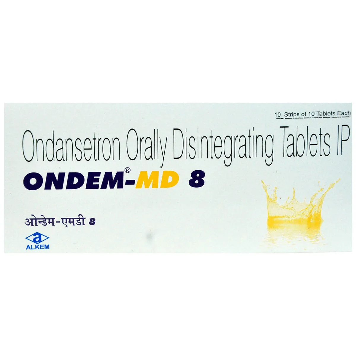 Ondem MD 8mg Tab 10's