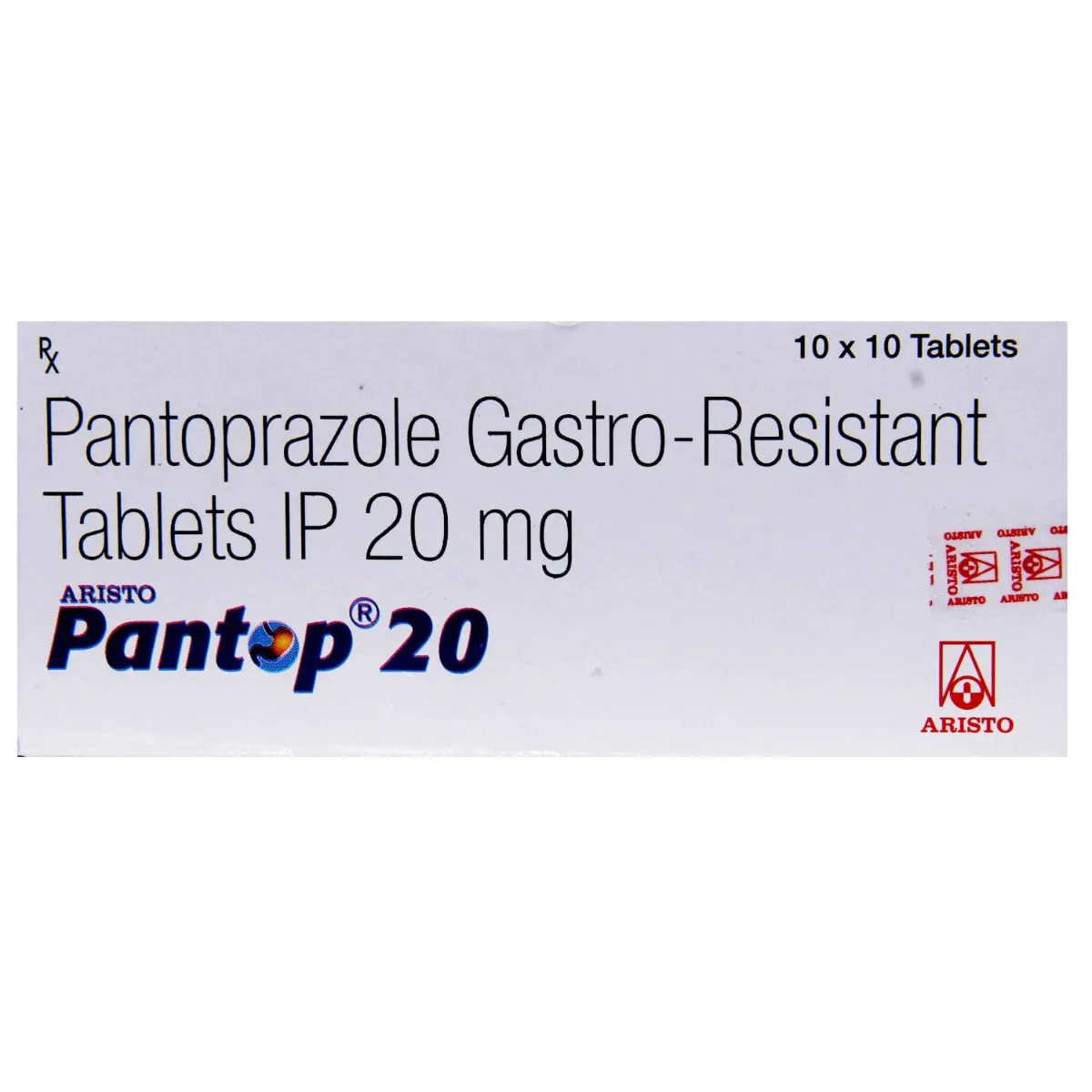 Pantop 20mg Tab 10's