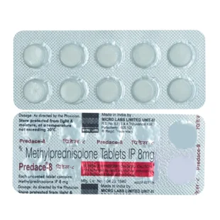 Predace 8mg Tab 10's