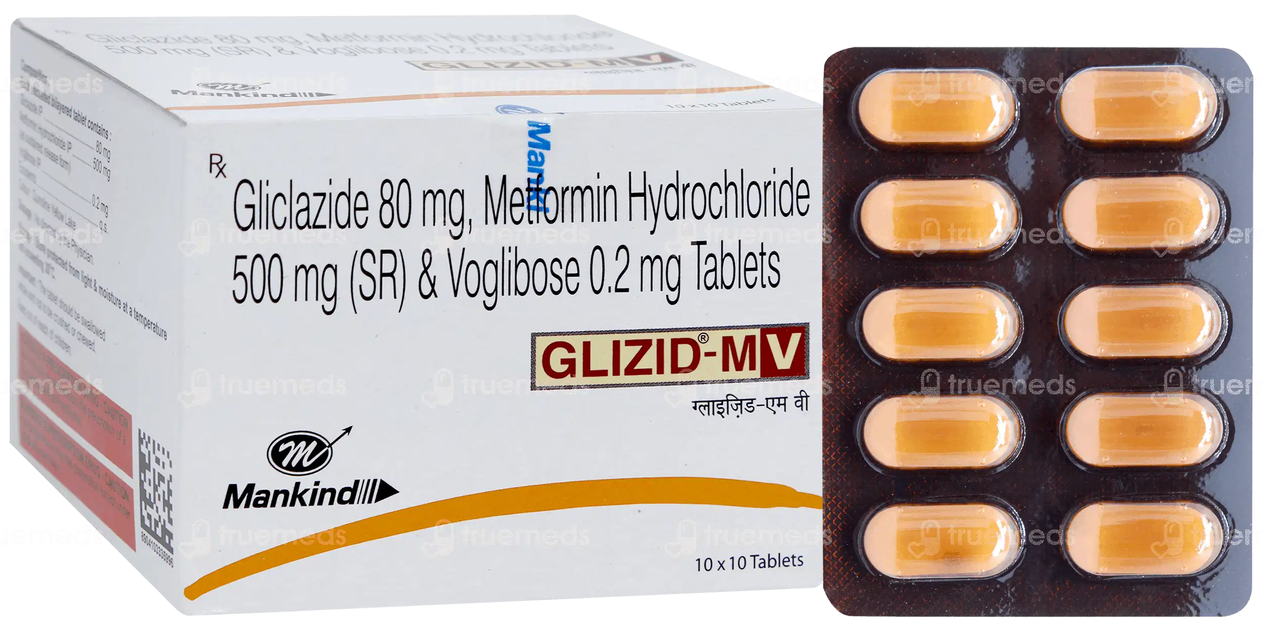 Glizid MV Tab 10's