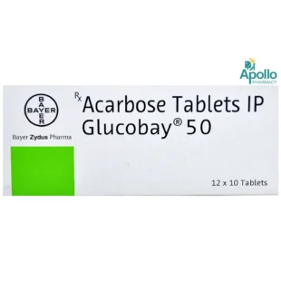 Glucobay 50mg Tab 10's