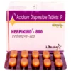 Herpikind DT 800mg Tab 10's