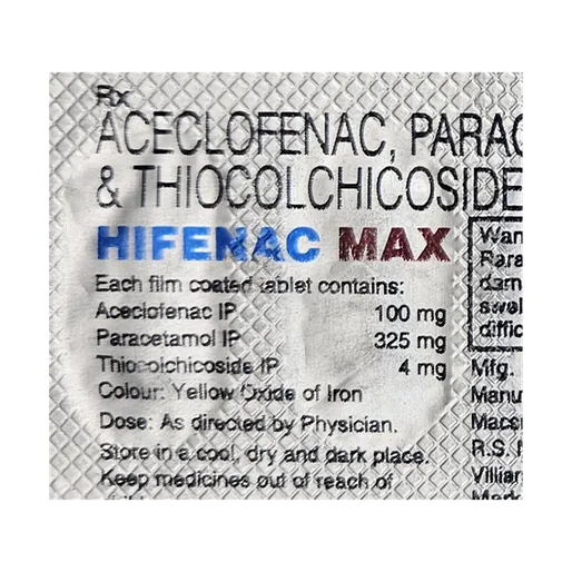 Hifenac Max Tab 10's