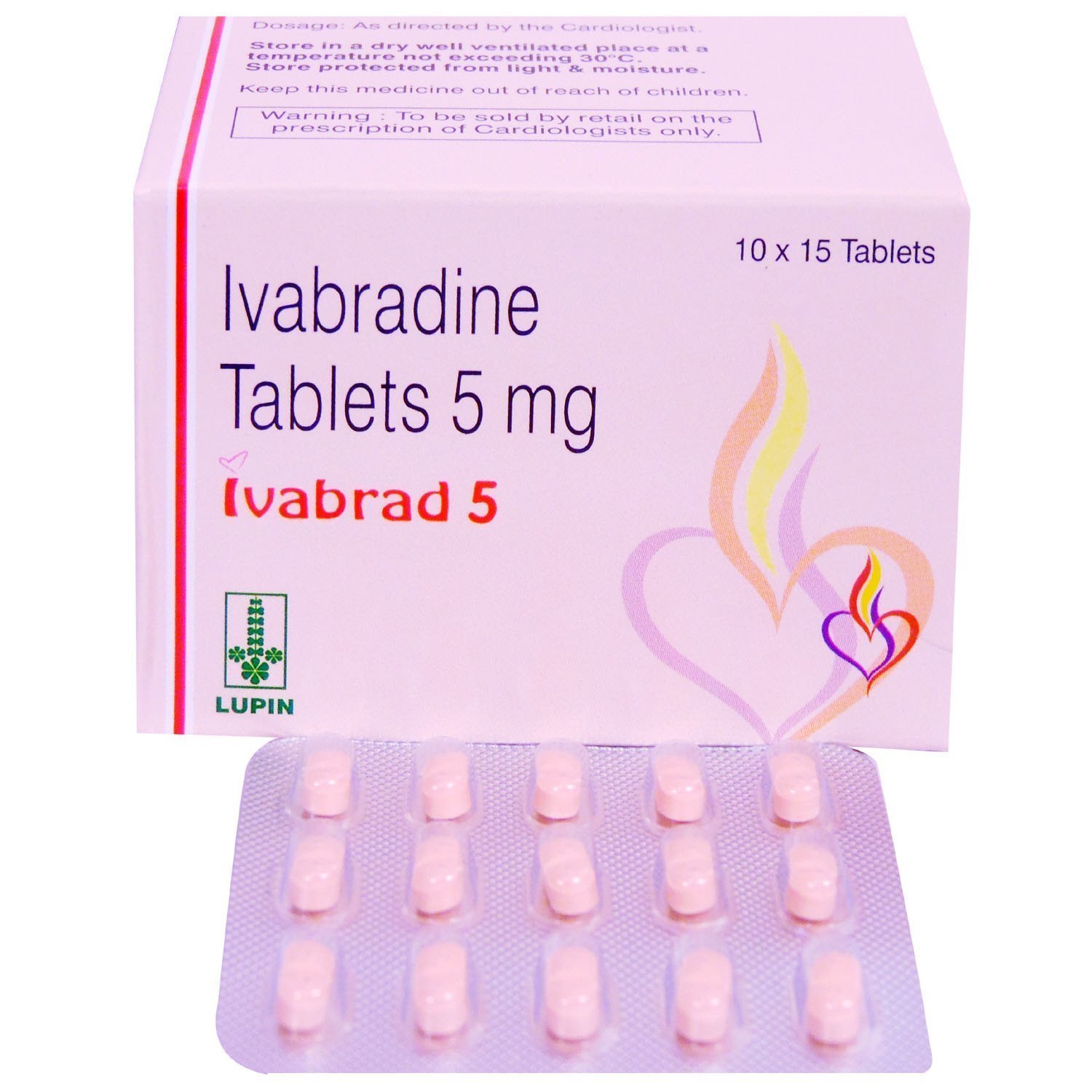 Ivabrad 5mg 15Tab 15's
