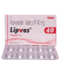 Lipvas 40mg Tab 10's
