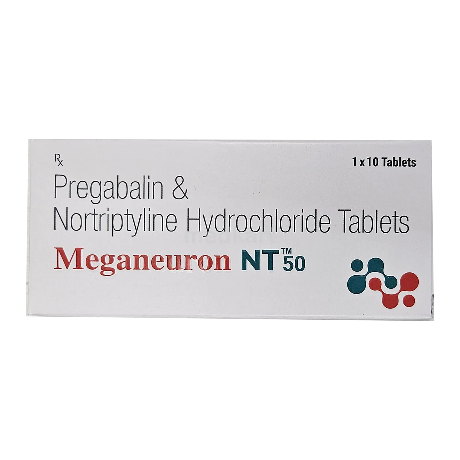 Meganeuron NT 50mg Tab 10's