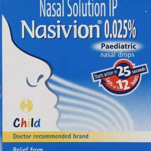 Nasivion 0.025% Child Drops 10ml