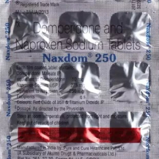 Naxdom 250mg Tab 15's