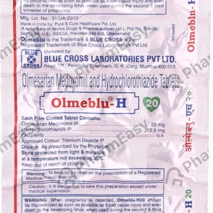 Olmeblu H 20mg Tab 15's