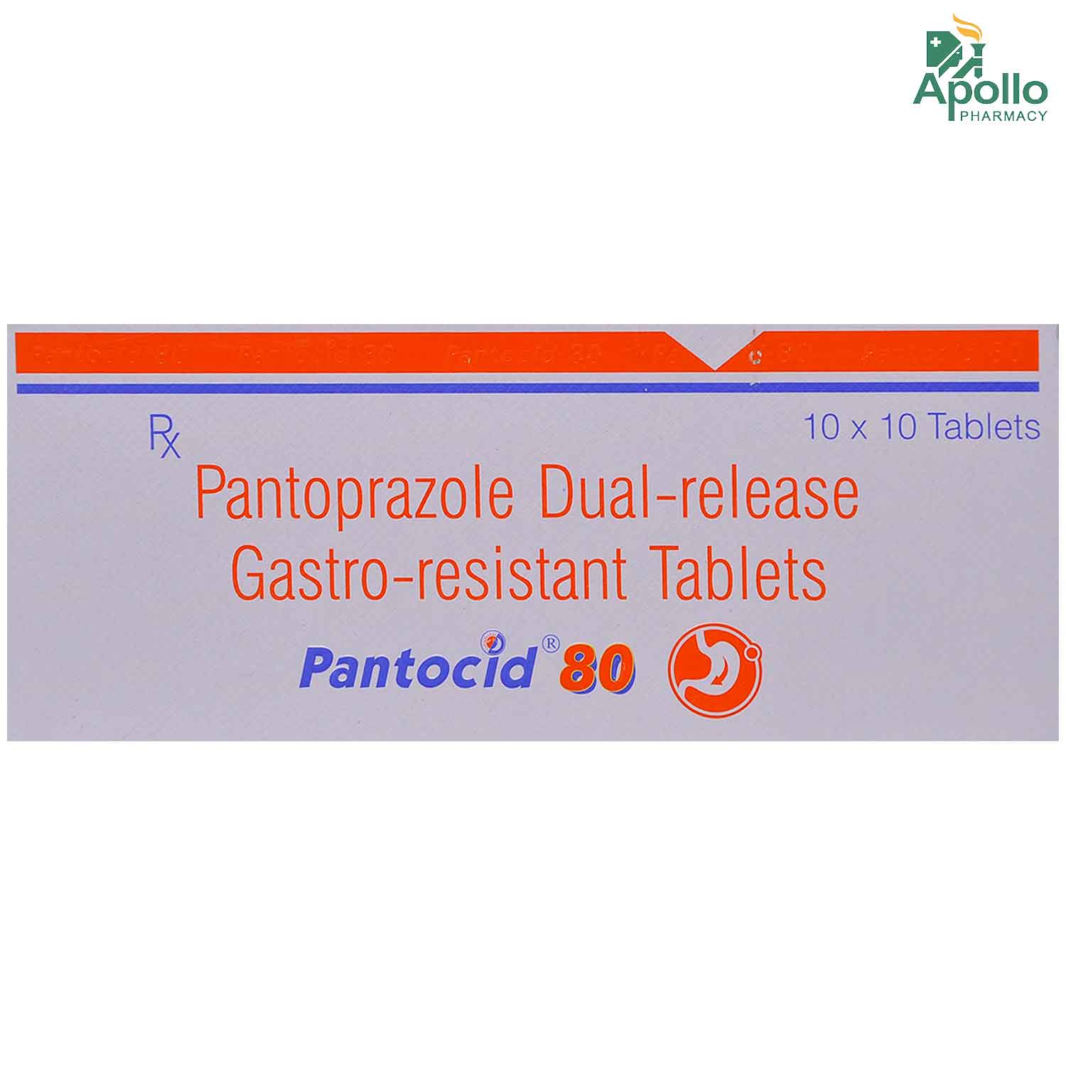 Pantocid 80mg Tab 15's