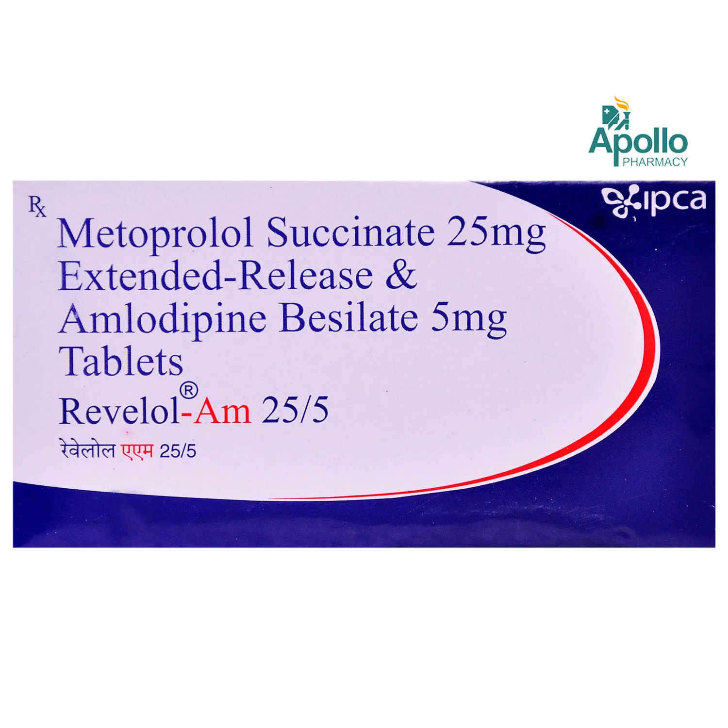 Revelol Am 25/5mg Tab 15's