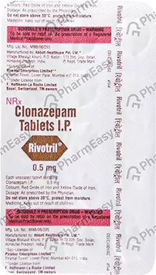 Rivotril 0.5mg Tab 15's